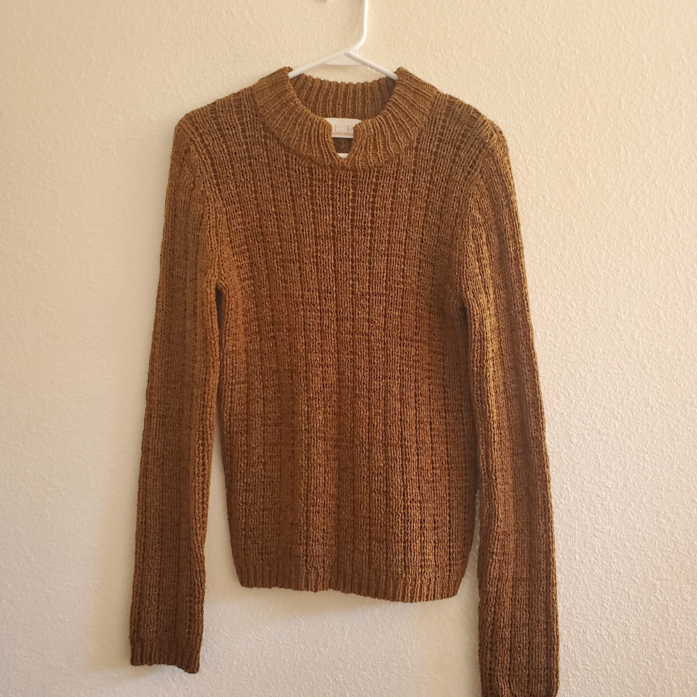 EP Pro Women's Brown Knit Sweater Size S/P